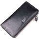Кошелек мужской из натуральной гладкой кожи на молнии ST Leather 19410 Черный фото