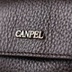 Красивый мужской клатч из натуральной зернистой кожи CANPELLINI 21559 Коричневый фото