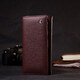 Практичный и женственный кошелек из натуральной кожи ST Leather 19428 Бордовый фото