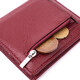 Женский небольшой кошелек из натуральной кожи ST Leather 19476 Бордовый фото