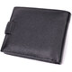 Горизонтальный бумажник среднего размера из натуральной кожи ST Leather 22454 Черный фото