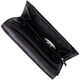 Кожаный женский кошелек в три сложения ST Leather 22488 Черный фото