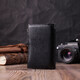 Кожаный женский кошелек в три сложения ST Leather 22488 Черный фото