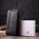 Функциональный кошелек-клатч унисекс из натуральной кожи ST Leather 22529 Черный фото