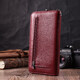 Кошелек-клатч для женщин на одно отделение из натуральной кожи ST Leather 22560 Бордовый фото