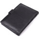 Вместительная обложка на документы унисекс из натуральной кожи ST Leather 23116 Черный фото