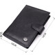 Вместительная обложка на документы унисекс из натуральной кожи ST Leather 23116 Черный фото