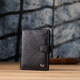 Вместительная обложка на документы унисекс из натуральной кожи ST Leather 23116 Черный фото