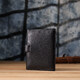 Вместительная обложка на документы унисекс из натуральной кожи ST Leather 23116 Черный фото