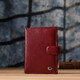 Стильная обложка на документы для женщин из натуральной кожи ST Leather 23117 Бордовый фото