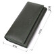 Стильный кошелек у два сложения из натуральной кожи ST Leather 23066 Зеленый фото