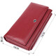 Женский кошелек с карманом для телефона из натуральной кожи ST Leather 23069 Бордовый фото