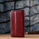Женский кошелек с карманом для телефона из натуральной кожи ST Leather 23069 Бордовый фото