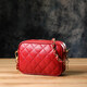 Сумка в ромбы из натуральной кожи Tony Perotti 20838_1 (CA006-01DR dk red) Красный фото