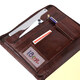 Папка с блокнотом из гладкой натуральной кожи Tony Perotti 20849_1 (1278L moro) Коричневая фото