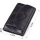 Компактный женский кошелек из глянцевой натуральной кожи Tony Perotti 20886_1 (1263 nero) Черный фото