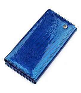 Кошелек женский ST Leather 18394 (S3001A) вместительный Синий фото