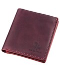 Оригинальное портмоне женское с накладной монетницей GRANDE PELLE 11225 Бордовое
