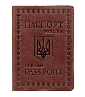 Надежная кожаная обложка на паспорт SHVIGEL 16133 фото