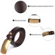 Ремень мужской автомат Vintage 20067 Коричневый фото