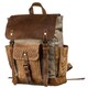 Удобный рюкзак с карманами canvas Vintage 20111 Серый фото