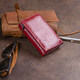 Горизонтальное портмоне из кожи женское на магните ST Leather 19333 Бордовое фото
