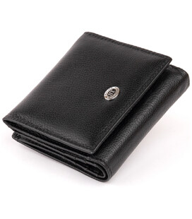 Компактний гаманець жіночий ST Leather 19256 Чорний