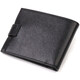 Классический мужской бумажник из натуральной гладкой кожи CANPELLINI 21792 Черный фото