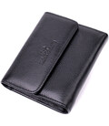 Жіночий гаманець з монетницею з натуральної шкіри ST Leather 19494 Чорний