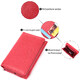 Кожаный удобный женский кошелек в три сложения ST Leather 22490 Красный фото