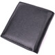 Компактный женский кошелек с монетницей снаружи из натуральной кожи ST Leather 22542 Черный фото