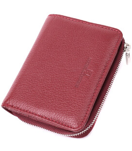 Женский кошелек среднего размера из натуральной кожи ST Leather 22551 Бордовый фото