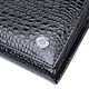 Женский кошелек из натуральной лакированной кожи ST Leather 22679 Черный фото