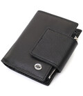 Вертикальний гаманець для жінок із натуральної шкіри ST Leather 22703 Чорний