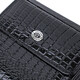 Женский фактурный кошелек из натуральной кожи ST Leather 22706 Черный фото