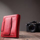 Яркий кошелек для женщин с карманом для монет из натуральной кожи ST Leather 22726 Красный фото