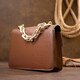 Горизонтальная сумка из кожзаменителя Vintage sale_14907 Коричневая фото