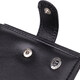 Компактный мужской бумажник вертикального формата из натуральной кожи ST Leather 23095 Черный фото