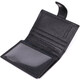 Компактный мужской бумажник вертикального формата из натуральной кожи ST Leather 23095 Черный фото