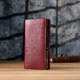 Модный женский кошелек на магнитах из натуральной кожи ST Leather 23113 Бордовый фото