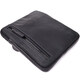 Удобная сумка для мужчин на плечо из натуральной винтажной кожи Shvigel 23147 Черный фото