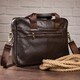 Сумка мужская под ноутбук Vintage 14670 Коричневая фото