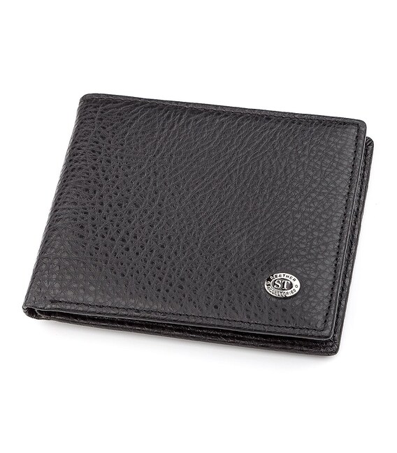 Мужской кошелек ST Leather 18319 (ST160) кожаный Черный фото