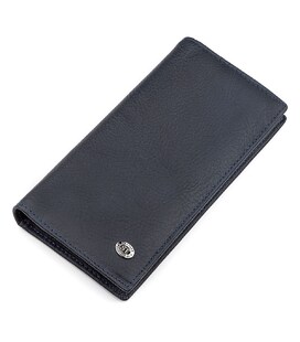 Мужской купюрник ST Leather 18370 (ST148) очень удобный Синий фото