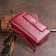 Кошелек из кожи на защелке ST Leather 19341 Бордовый фото