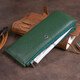 Горизонтальный тонкий кошелек из кожи унисекс ST Leather 19328 Зеленый фото