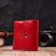 Женский кошелек среднего размера из натуральной кожи ST Leather 19496 Красный фото