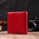 Женский кошелек среднего размера из натуральной кожи ST Leather 19496 Красный фото