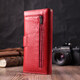 Женский кошелек на четыре отделения для купюр из натуральной кожи ST Leather 22549 Красный фото
