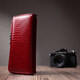 Женский лакированный кошелек на молнии из натуральной кожи ST Leather 22677 Красный фото